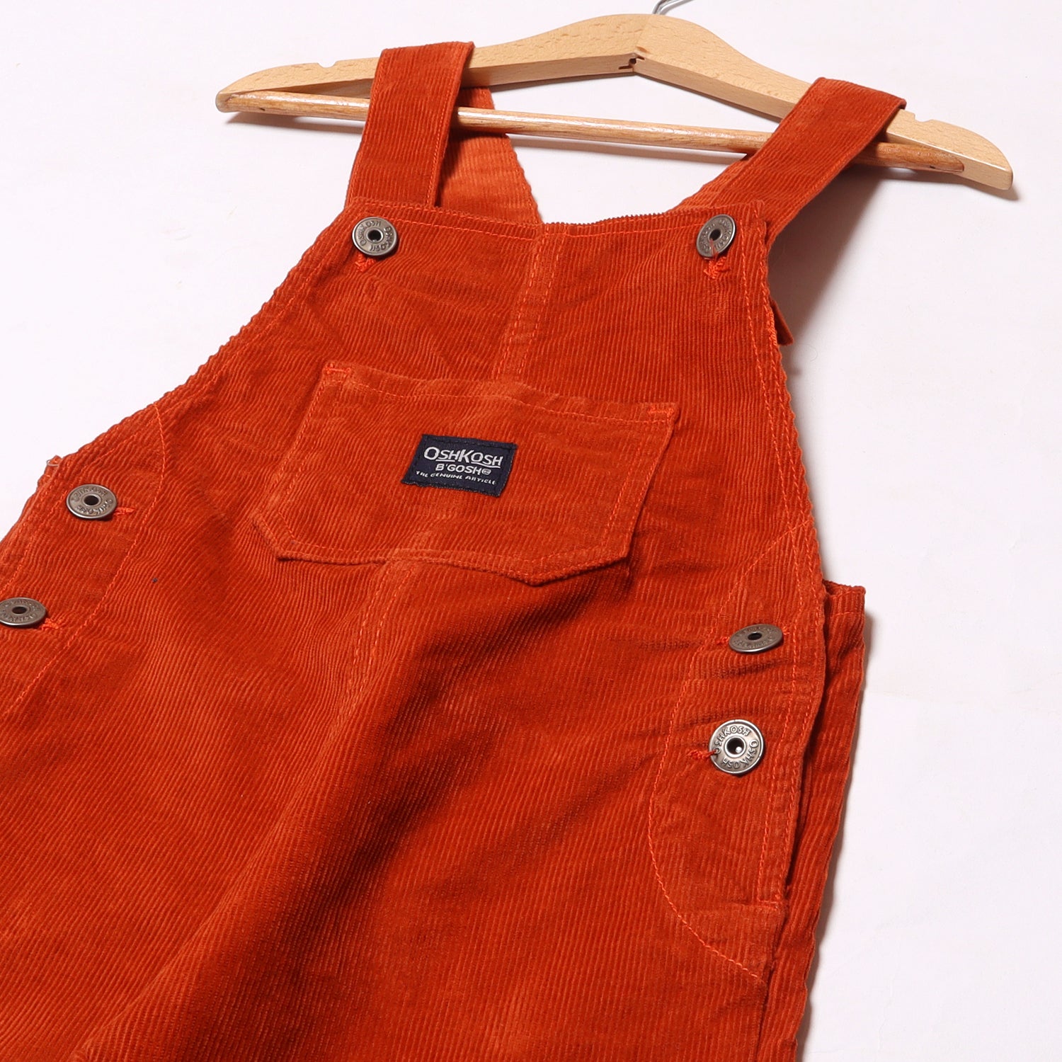 ORANGE COURDRY FABRIC WITH FRONT POCKET DANGREE FOR UNISEX
