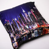 NEW MULTI COLORS BUILDINGS 3D DIGITAL PRINTED CUSHION PILLOW
