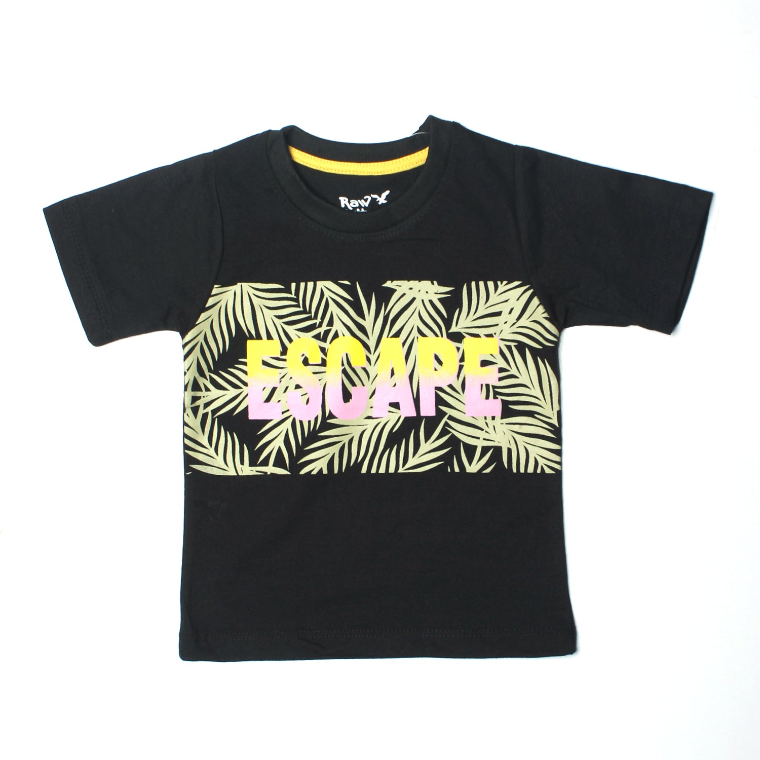 Black Escape Printed T-shirt - Expo City