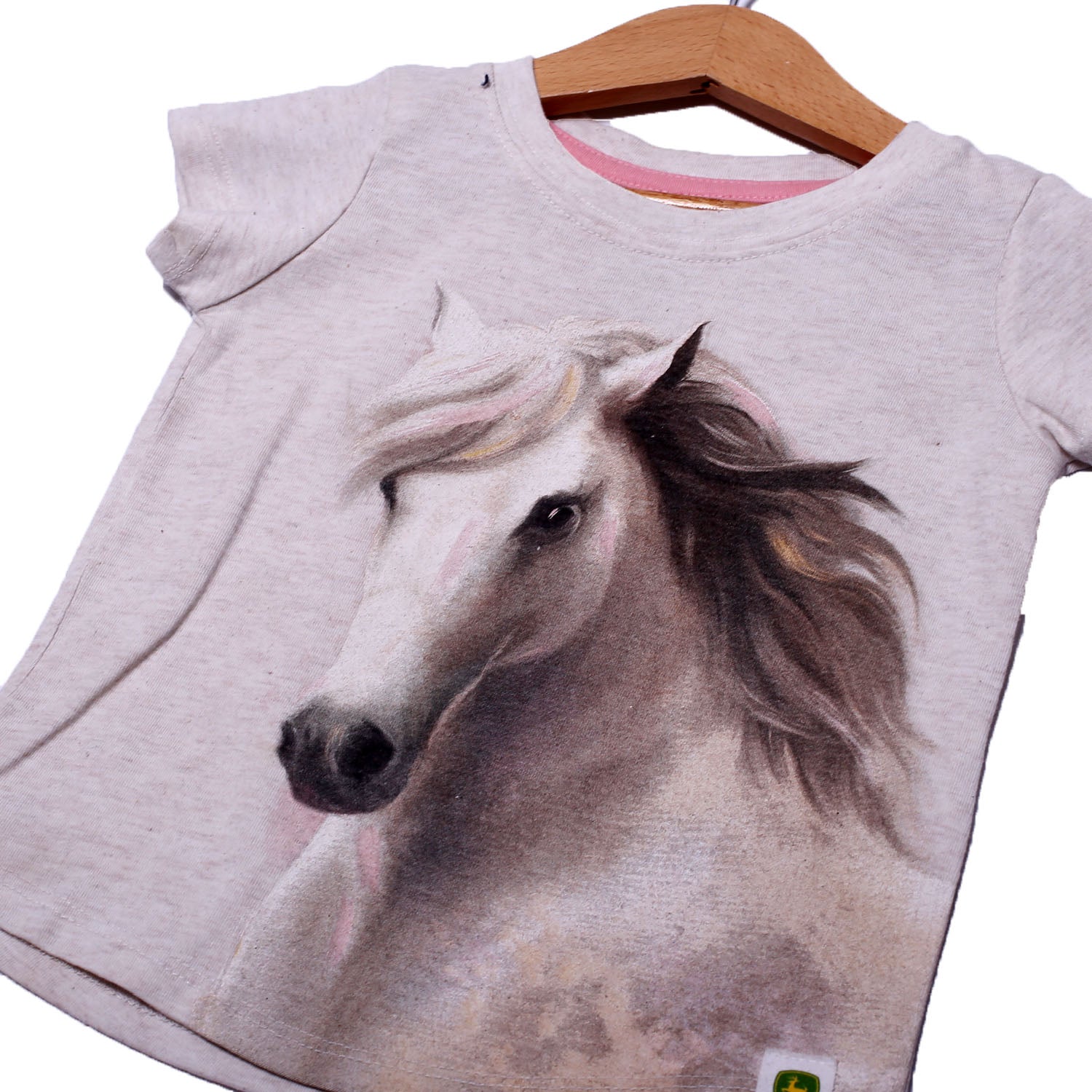 NEW OFF WHITE HORSE PRINTED T-SHIRT