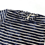 NAVY BLUE STRIPES PRINTED FULL SLEEVES T-SHIRTS TOP
