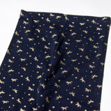 NAVY BLUE WITH GOLDEN HORSE PRINTED PAJAMA FOR GIRLS