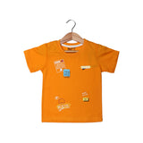 NEW YELLOW HAS NAS PRINTED T-SHIRT FOR BOYS