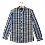NEW BLUE CHEKERED FULL SLEEVES CASUAL SHIRT FOR BOYS